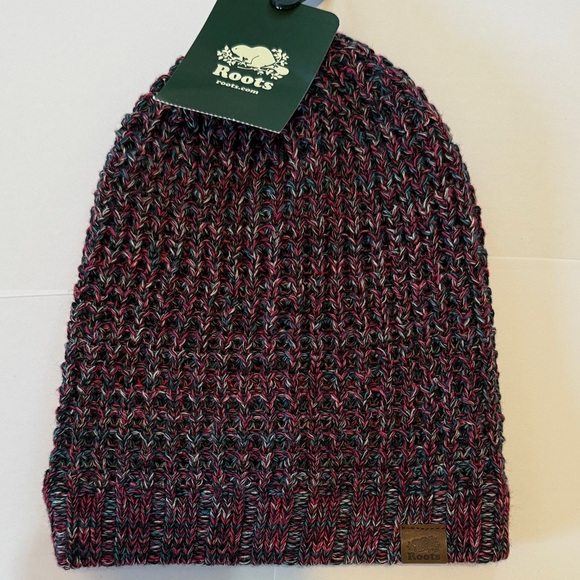 Roots Red and Black Knit Beanie - Picture 1 of 3